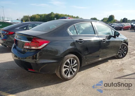 2014 Honda Civic Ex z USA, uszkodzony, nr VIN 19XFB2F80EE270759